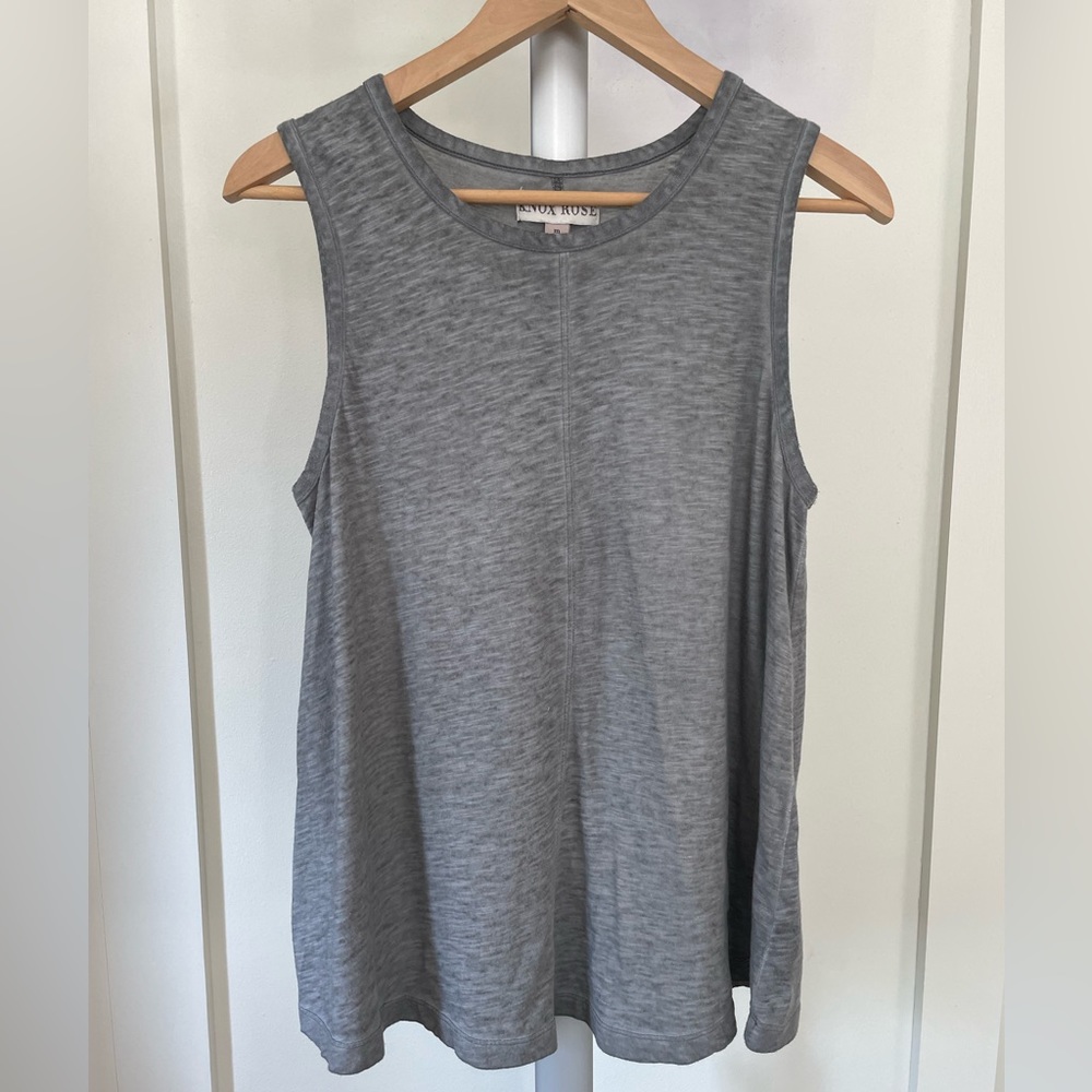 Knox Rose Gray Tank Top, Size - Medium
